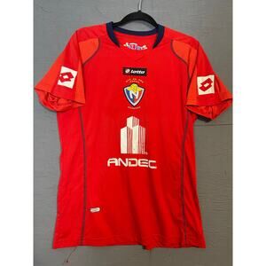 VTG CD El Nacional Lotto Home Jersey 2007-08 Red